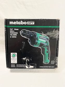 Brand new in the box, corded Metabo HPT 3/8” drill driver. Retailers for $107