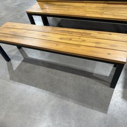 Outdoor patio bench 63in long 15in depth 18in height  Have 4 benches available  $85 each 