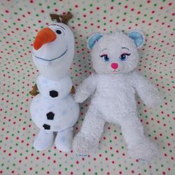 Build-A-Bear Workshop Disney Frozen Elsa & Olaf Plush Bundle