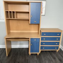 Home Desk & Drawer Chest