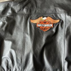 Leather XL Harley Davison Jacket  Unisex 🧥 