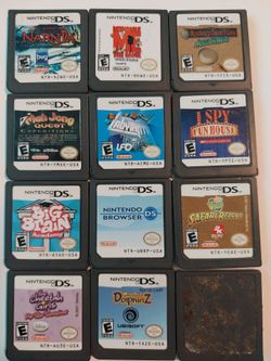 12 Nintendo DS games $5 each