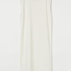 Brand New! H&M Sleeveless Jersey Dress (Cream)
