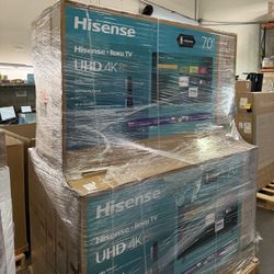 70” HISENSE ROKU 4K HDR SMART TV