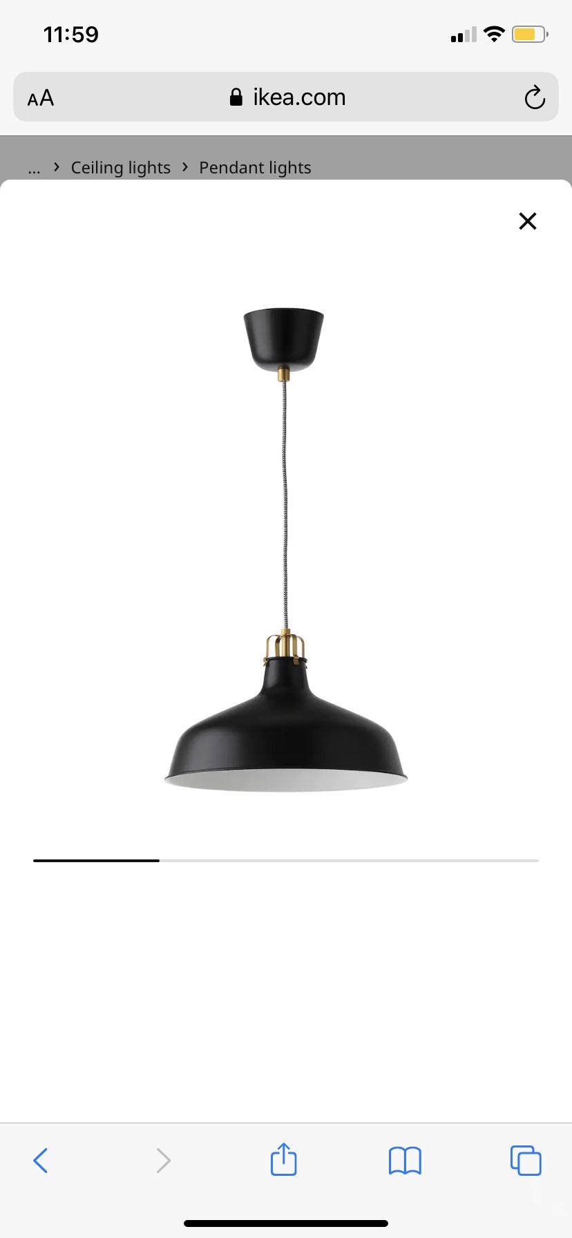Ranarp Light Fixture Ikea New In Box
