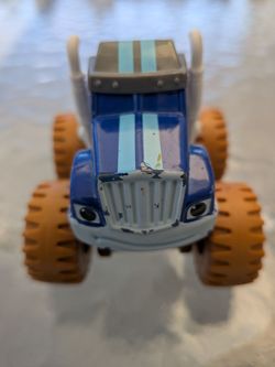 Vintage Blaze & The Monster Truck Machines Crusher Kids Cartoon Diecast Toy Car