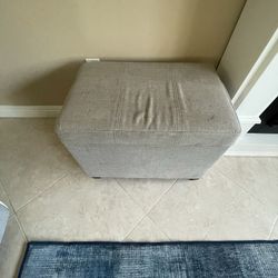 Grey Ottoman 