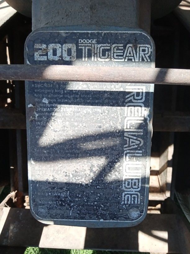 200 Tigear If you Need Gears $80