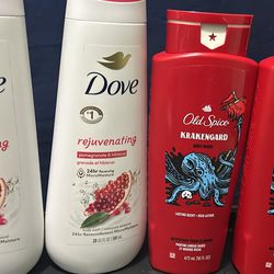 Dove And Old Spice Body Wash