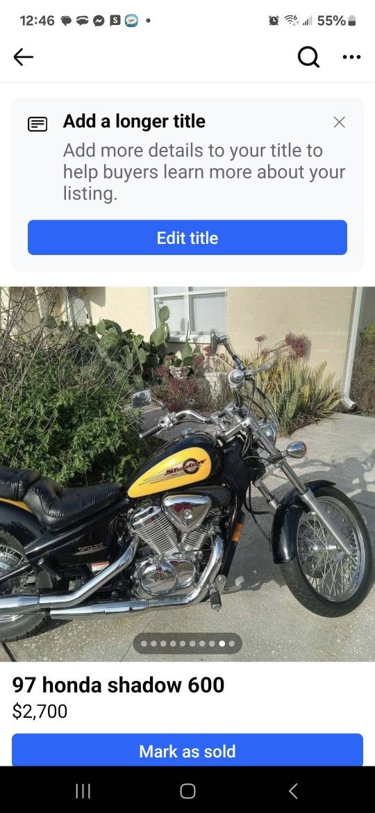1994 Honda Shadow 