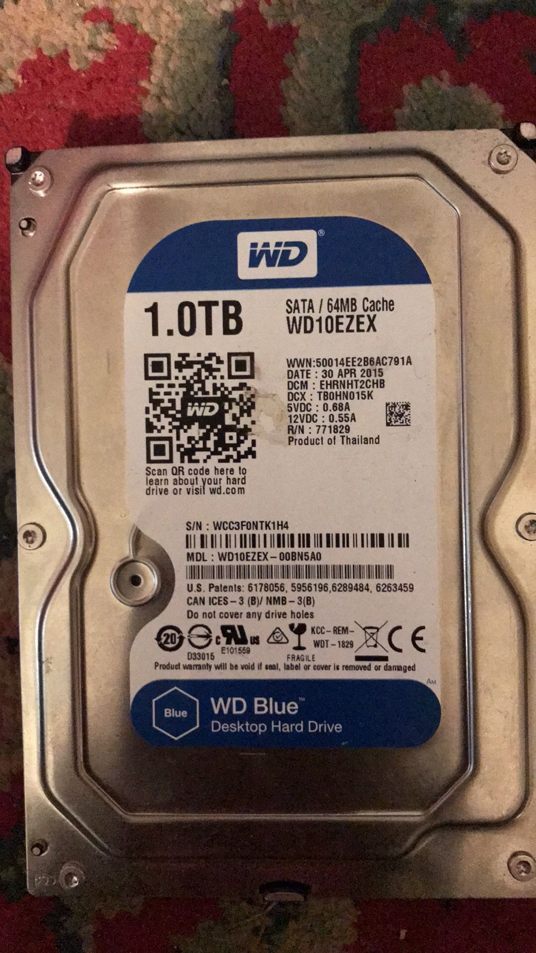 Western Digital 1 TB hard drives (can deliver)