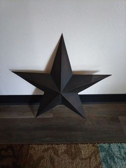 Rustic tin decorative Star