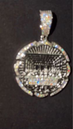 Moissanite pendant