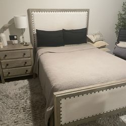 Bed Frame And Nightstand