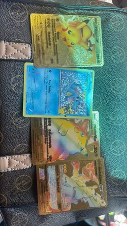 Pikachu cards