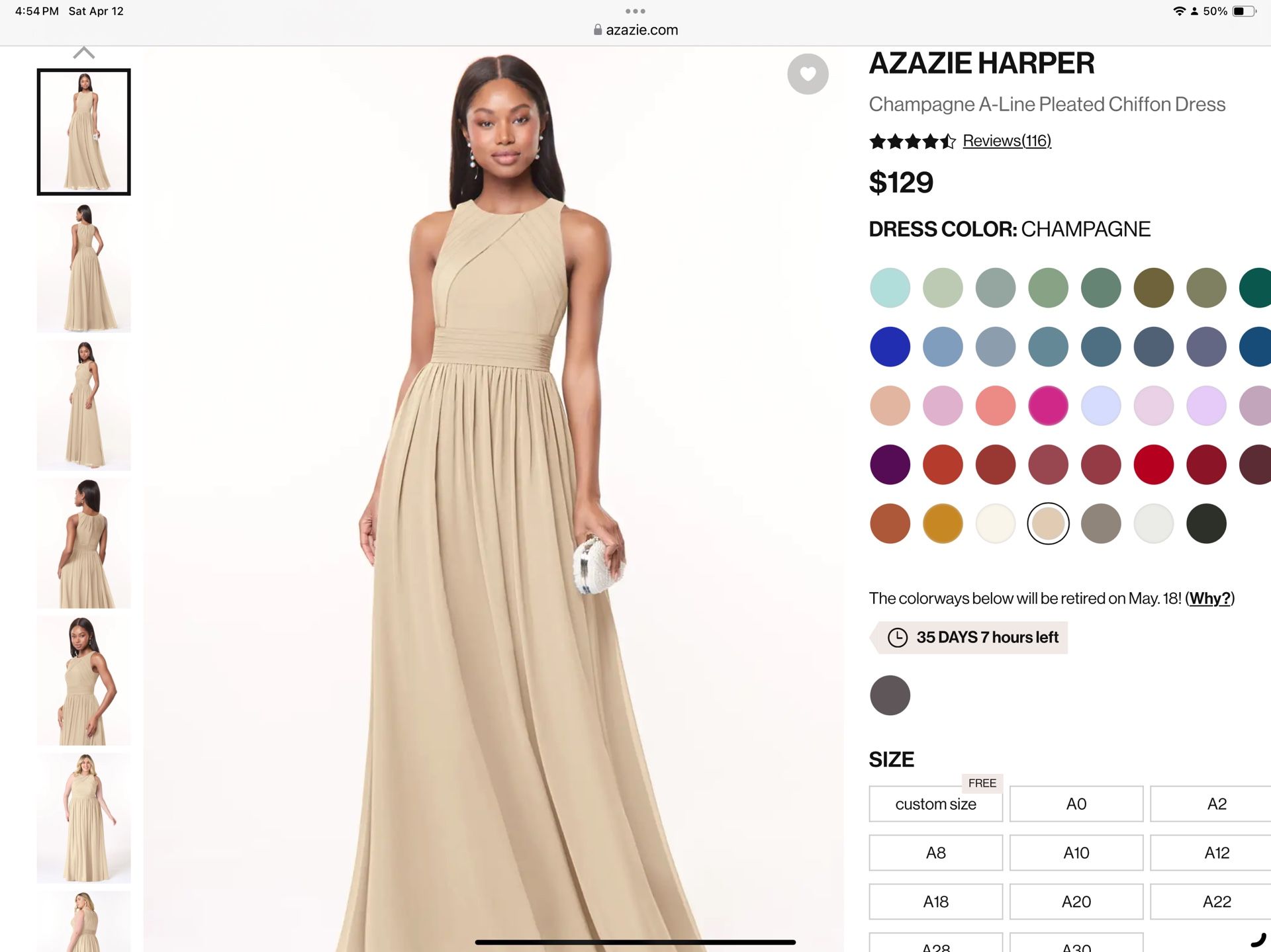 Azazie Dress