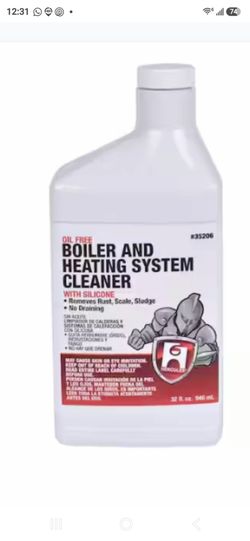 Hercules 32 oz. Heating System and Boiler Cleaner with Silicone