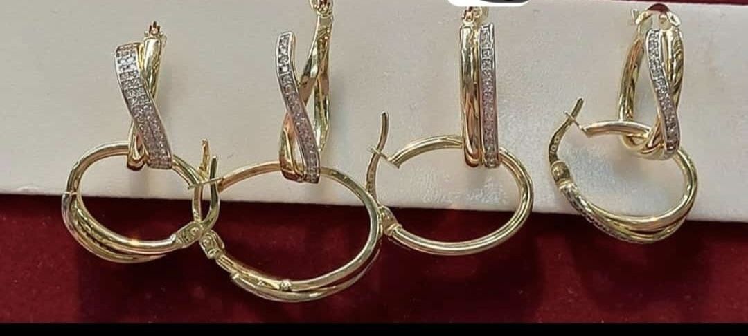 10 K Gold Hoops For Valentine’s Gift
