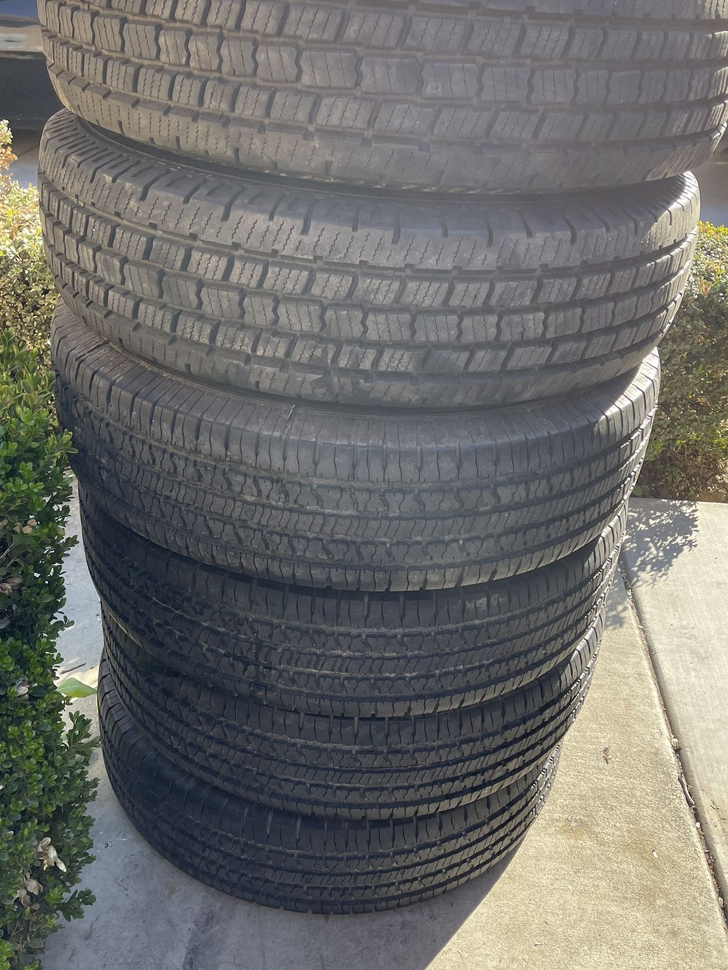 Set Of 6 Tires - 235/85R16 (5,000 Miles On Then)