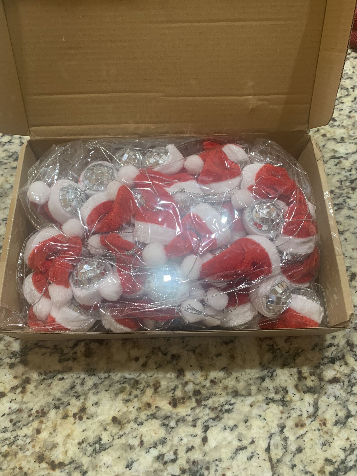 Mini Disco Ball Christmas Ornaments 24