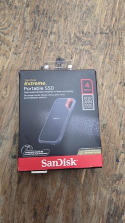 SanDisk Extreme Portable SSD 4TB - New (Open Box)
