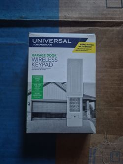 Garage door wireless keypad universal