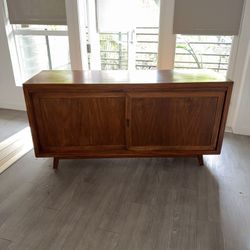 Vintage Dark Wood Sideboard