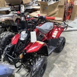 110cc ATV Burgundy 