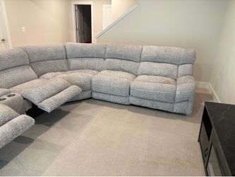 Reclining Sectional with Cup Holders