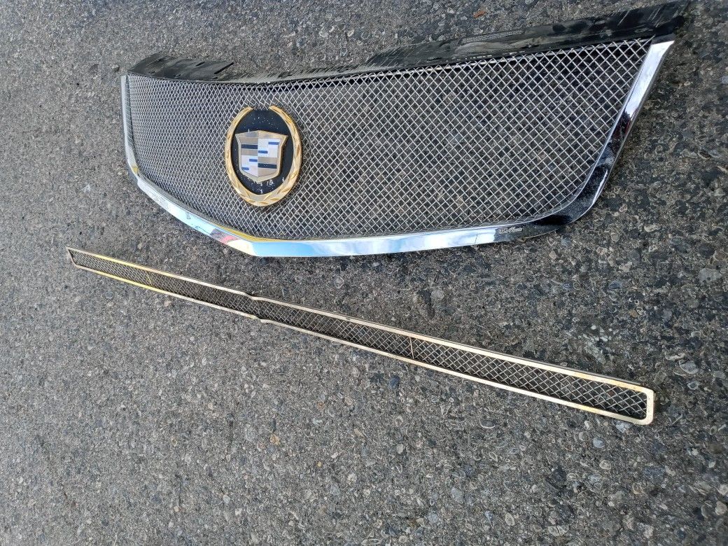 2006 To 2011 Cadillac Dts Front Chrome Grill Upper And Lower Rare E&g Classics $525obo