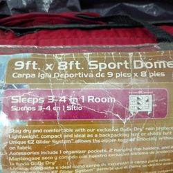 9ft X8ft Dome Tent $40