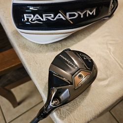 GOOD CONDITION!" CALLAWAY PARADYM 21 DEGREE ADJUSTABLE 4 HYBRID 