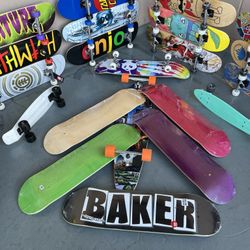 Graphic And Blank Skateboard 