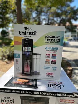 Ninja Thirsti Drink System Soda Maker, ninja soda machine, ninja soda maker, soda maker, soda machine, ninja appliance, ninja kitchen