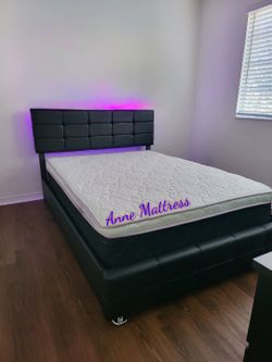 NEW QUEEN PILLOW TOP MATTRESS AND BOX SPRING