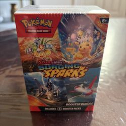 Surging Sparks Booster Bundle (Sealed, Pokemon Cards 6 Pack)