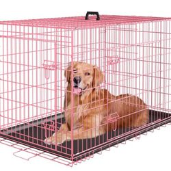48 in, Pink Dog Crate NIB