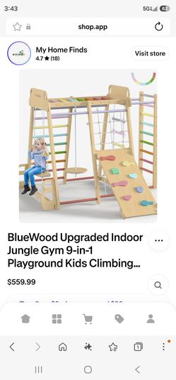 Bluewood kids jungle gym