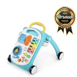 Baby Einstein Musical Mix ‘N roll 4-in-1 Push Walker, Activity Center, Toddler Table and Floor Toy for 6 Months+ Unisex