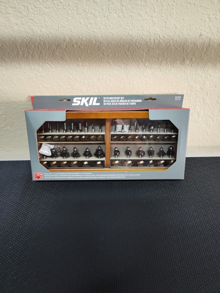 Skil 30pc Router Bit Set