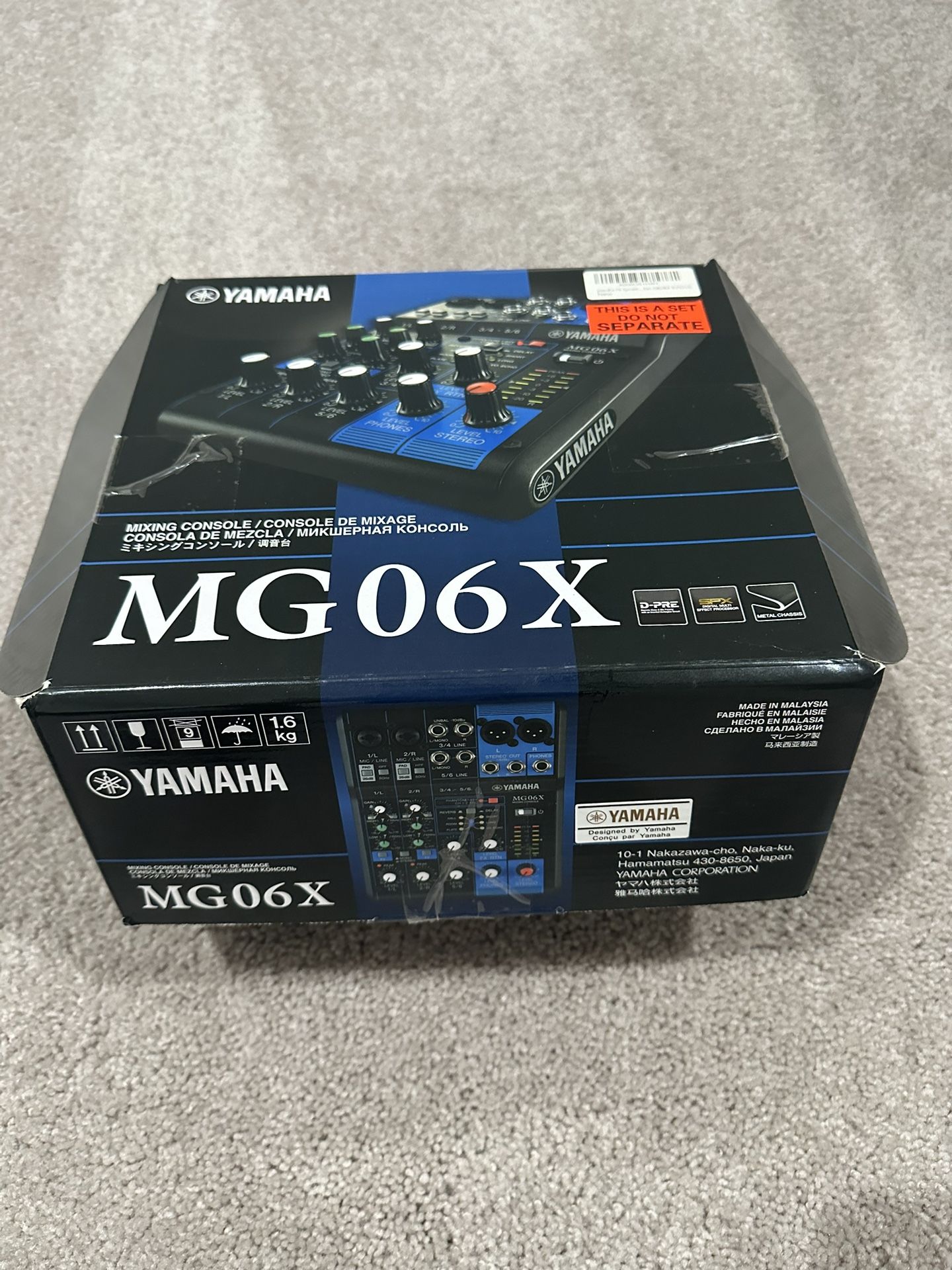Yamaha Sound Mixer MG 06X