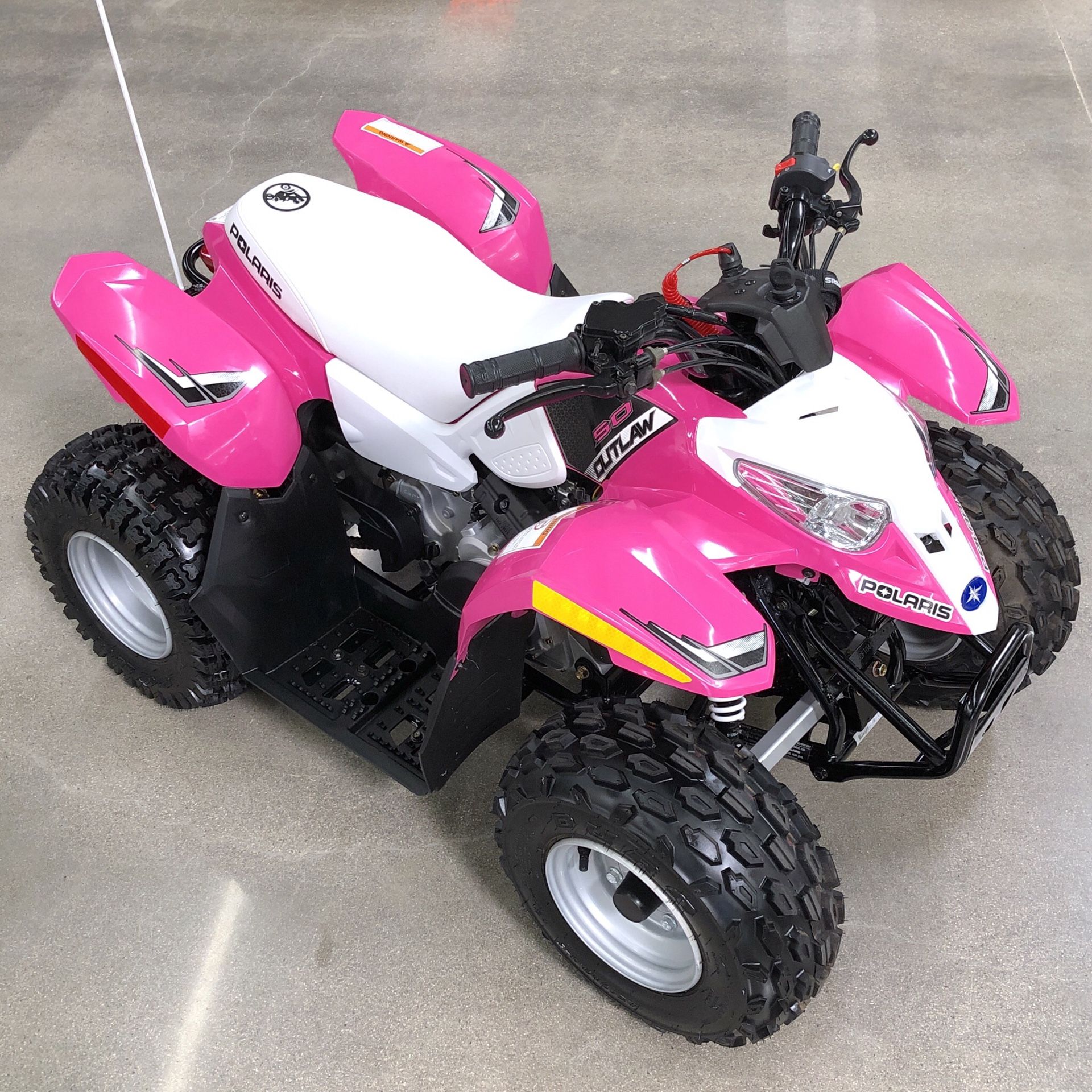 New Polaris Outlaw 50 Pink ATV Quad