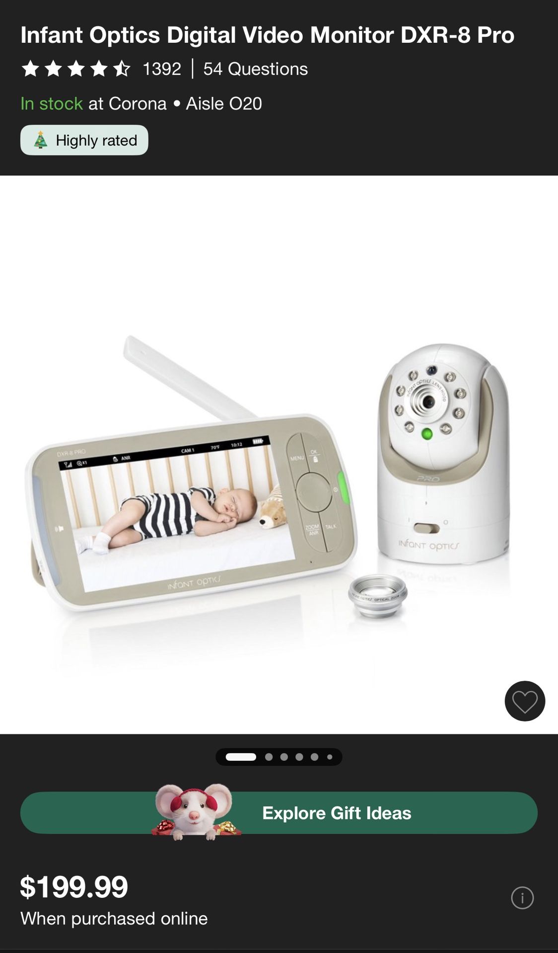 infant optics dxr-8 Pro With Zoom Lens