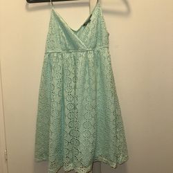 Express XS Teal Sundress 