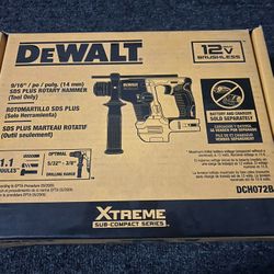 DeWalt - XTREME 12-volt max SDS-Plus SDS-plus Cordless Rotary Hammer Drill
