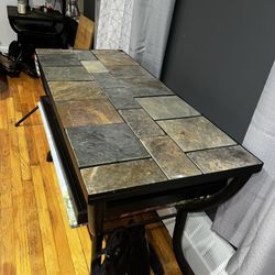 Console And Two Matching Side Tables 