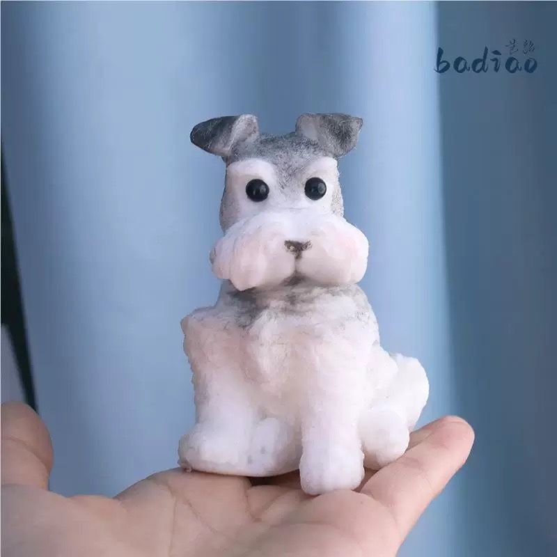 Mini Schnauzer Squishy – Pocket-Sized Stress Relief Pup