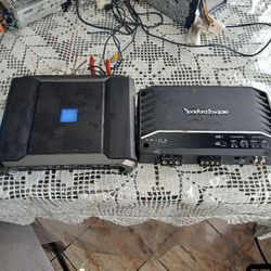 Alpine N Rockford Fosgate Amplifiers The 2 For $300 Firm Price