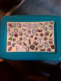 50 Ct. Vintage Rose And Secret Keepsake Stickers 