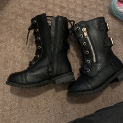 Girls Combat boots